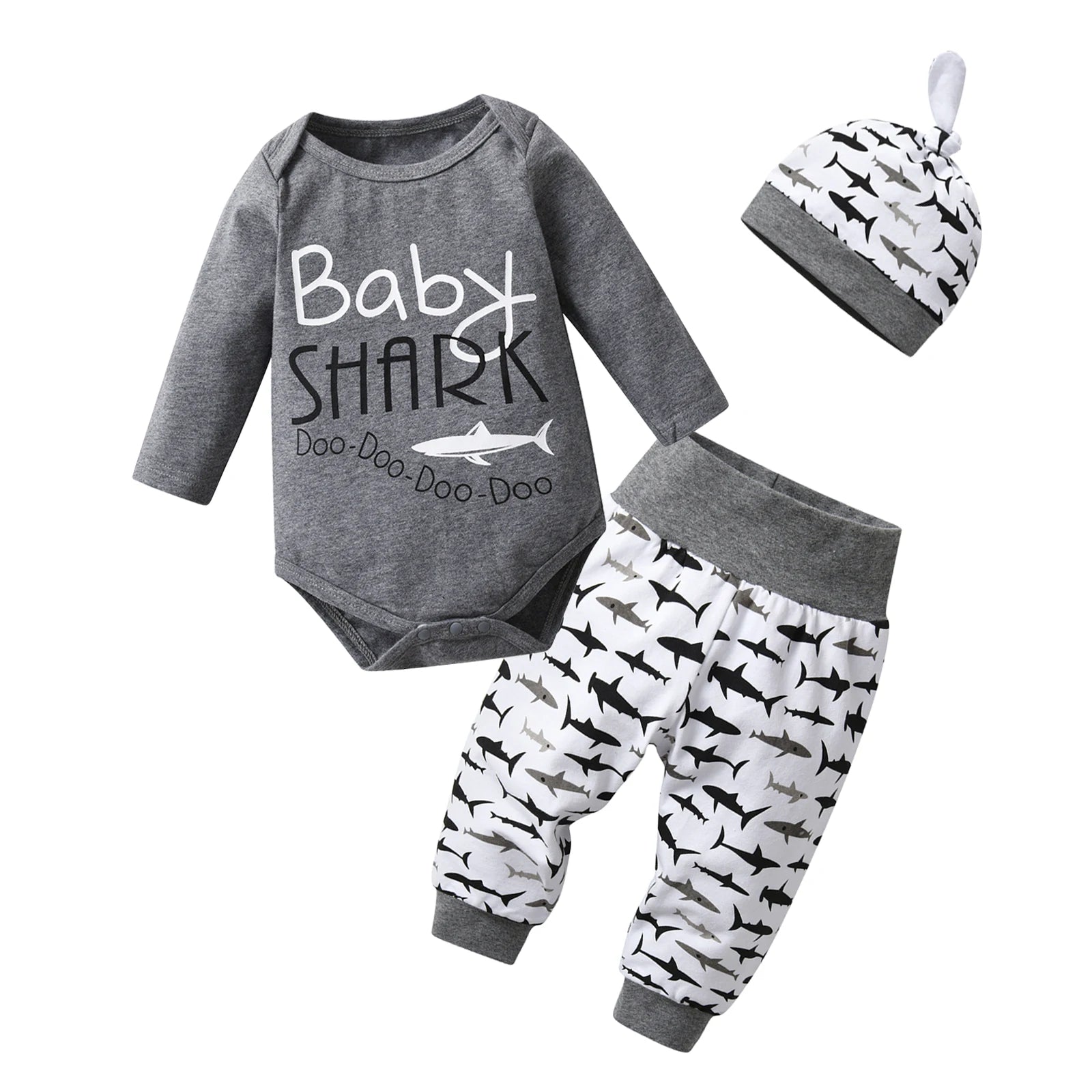 Baby Shark 3 Piece Baby Set