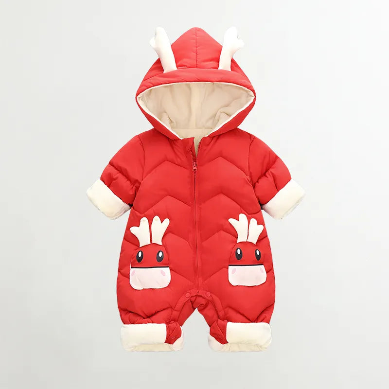 Winter Snowsuit Fur for Babies