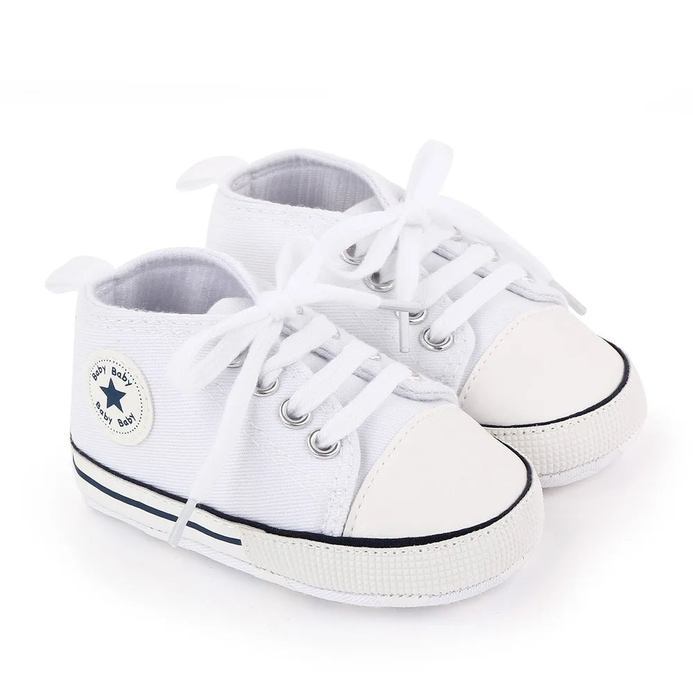 Baby White Classic Comfort Sneakers