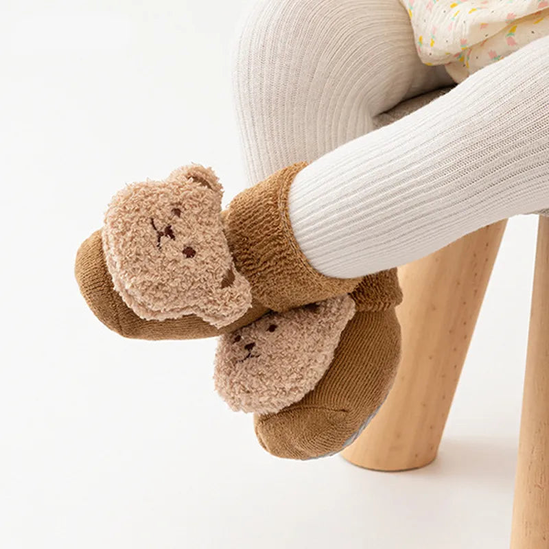 Cute Cotton Anti Slip Animal Baby Socks