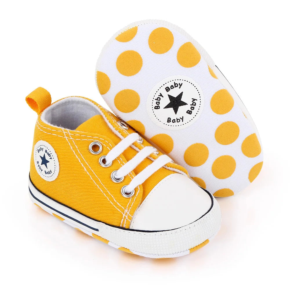 Baby Yellow Classic Comfort Sneakers