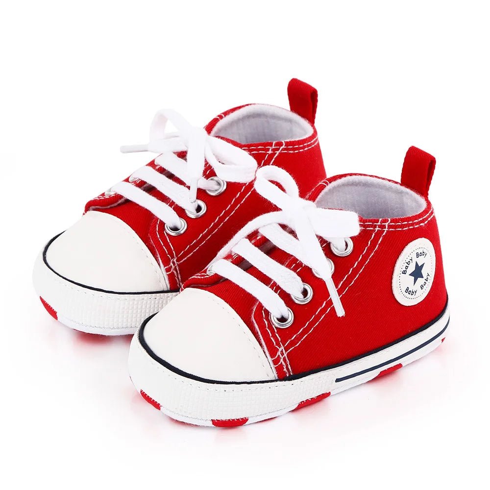 Baby Red Classic Comfort Sneakers