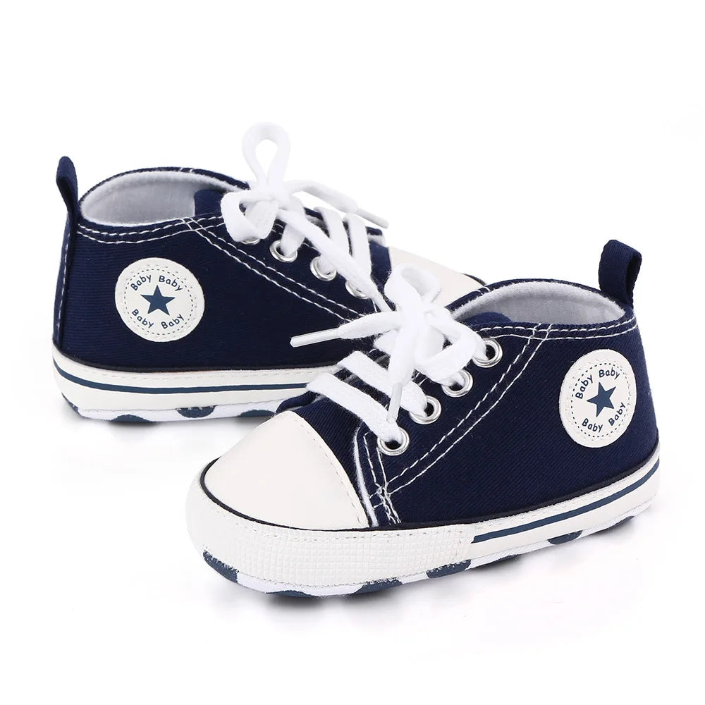 Baby Dark Blue Classic Comfort Sneakers