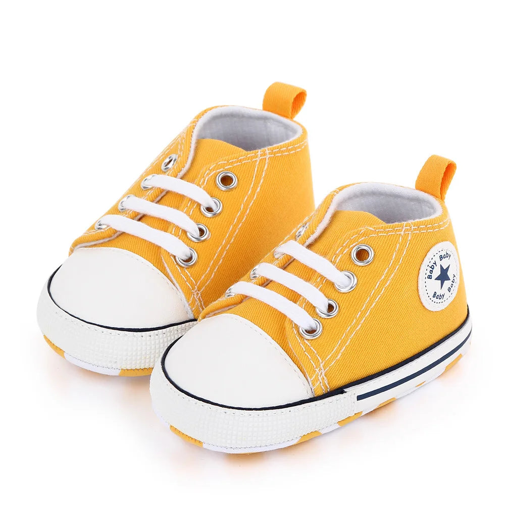 Baby Yellow Classic Comfort Sneakers