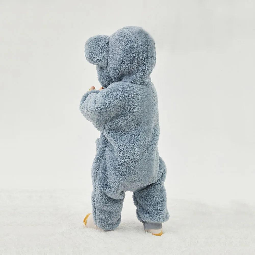 0-2Y Newborn Baby Rompers Spring Autumn Warm Fleece Baby Boys Costume Baby Girls Clothing Animal Overall Baby Outwear Jumpsuits - Baby & Wear - Organic Baby Clothes