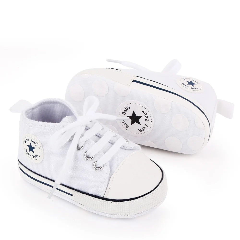 Baby White Classic Comfort Sneakers