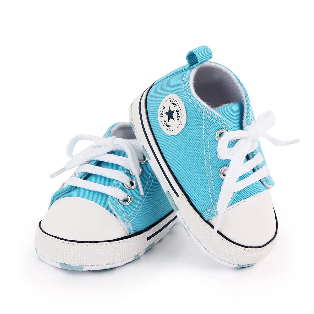 Baby Blue Classic Comfort Sneakers