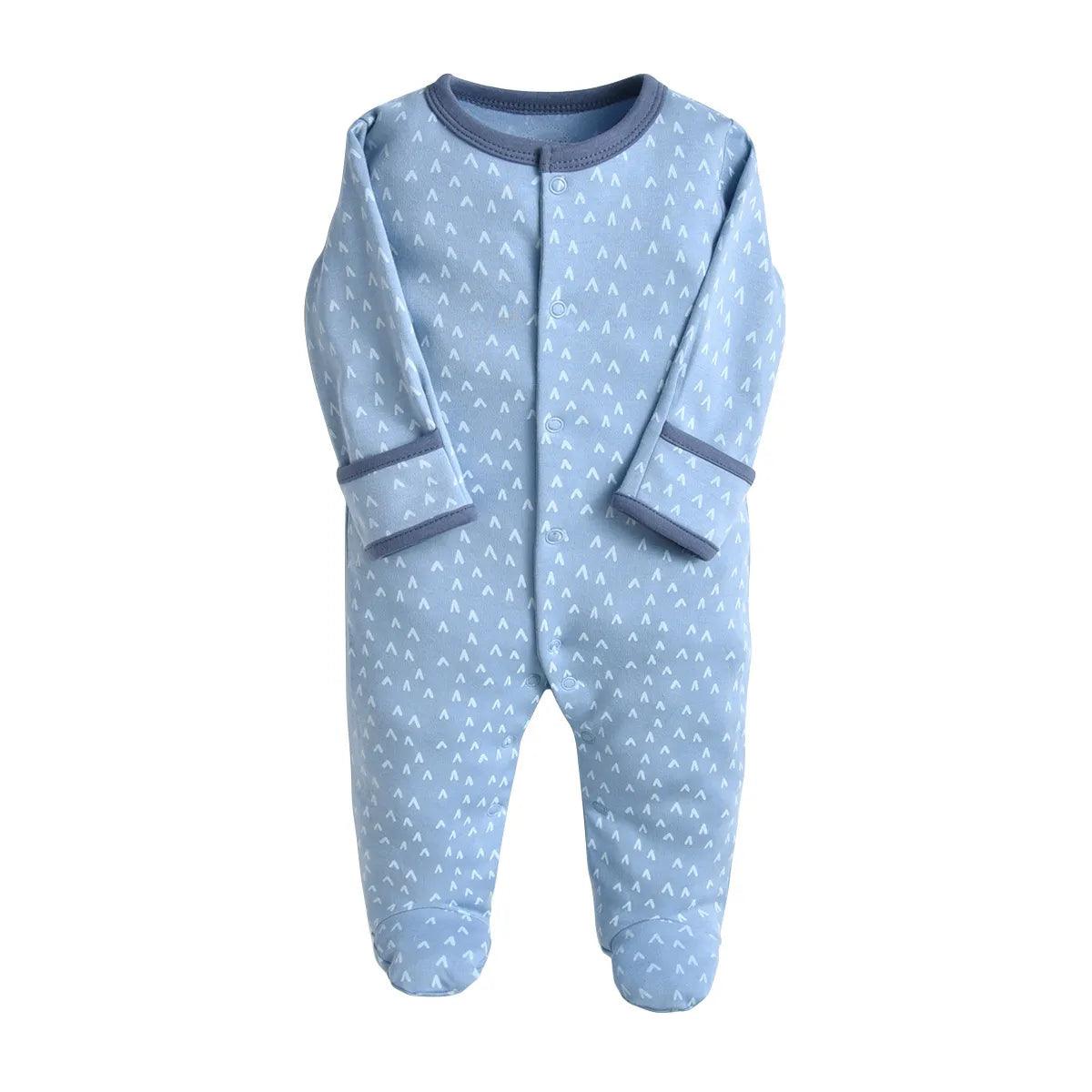 3 Pcs Newborn Jumpsuit Baby Rompers Long Sleeve Infant Clothing Cotton Baby Boys Girls Clothes 0-12Month - Baby & Wear - Organic Baby Clothes