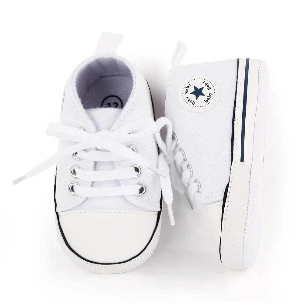 Baby White Classic Comfort Sneakers