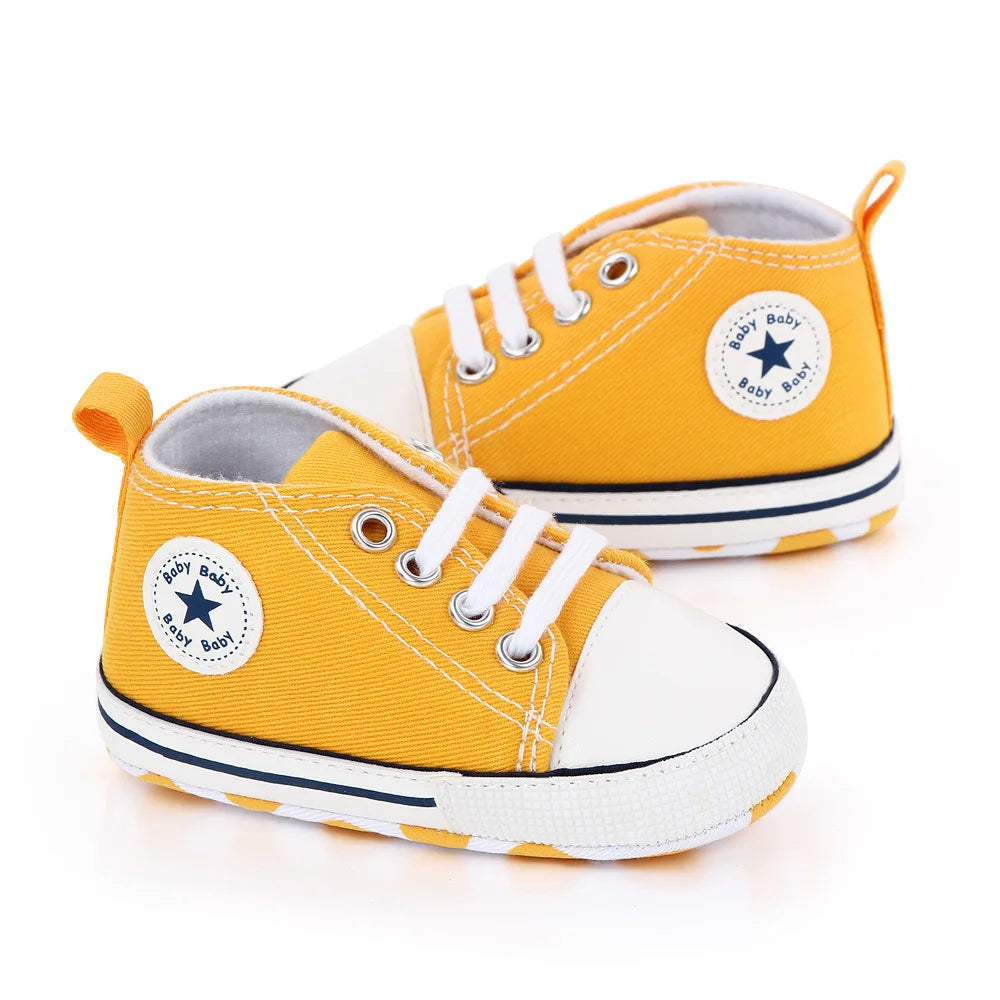 Baby Yellow Classic Comfort Sneakers