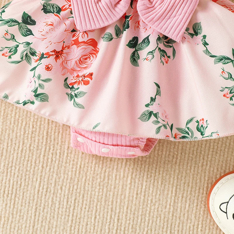 Flower Dress Set Baby Girl 0-18 Months